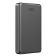 Повербанк портативний акумулятор Power bank XO PR296 Metal Magnetic Fast Charging магнітний 15W 10000 mAh Grey